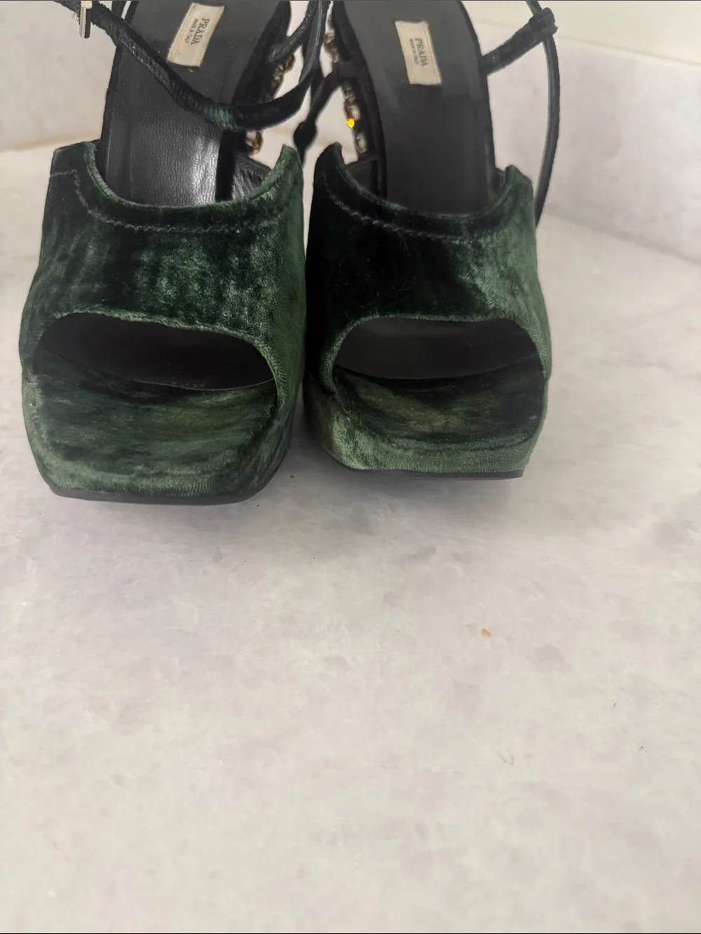 Prada luxurious green